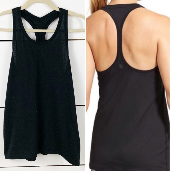 Athleta Tops - ATHLETA Power Up Racerback Tank Black Size Small